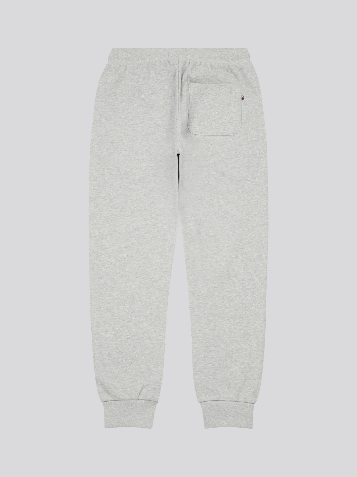 Mens Double Horsemen Joggers in Mid Grey Marl