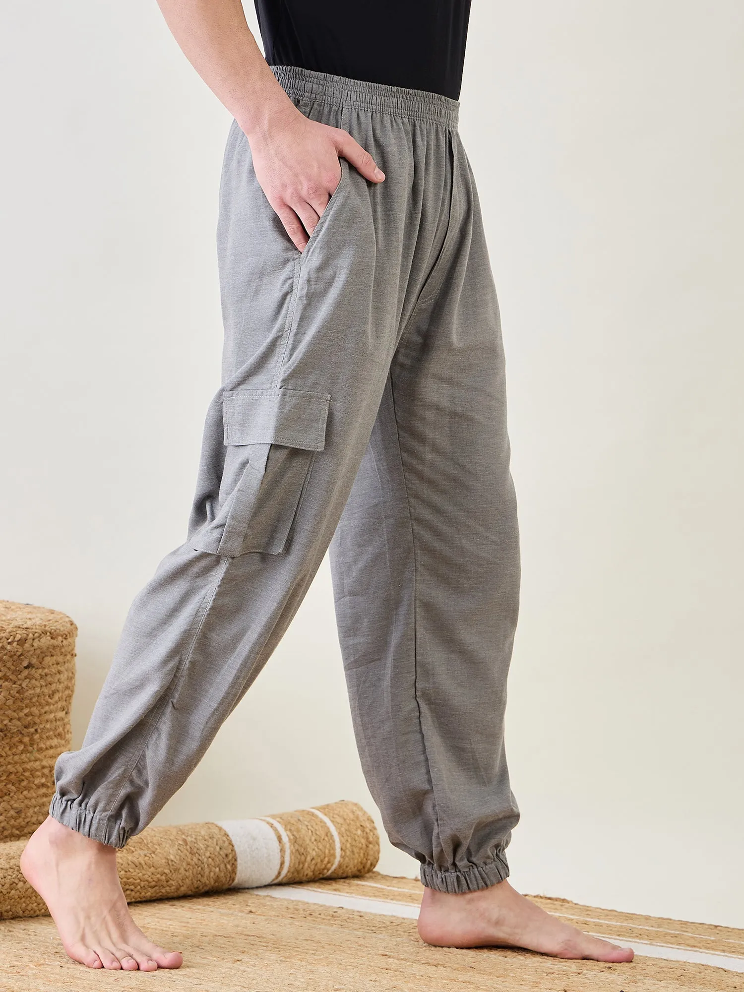 Mens Grey Joggers