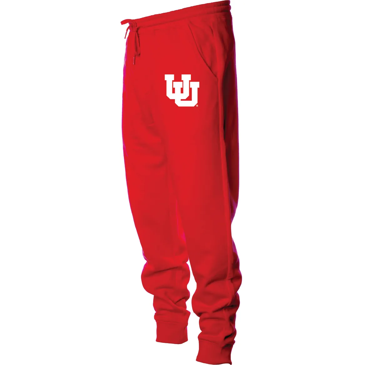 Men's Midweight Fleece Red Joggers