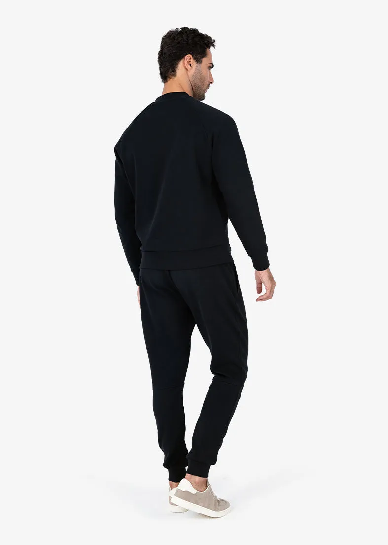 Mens Premium Textured Pant Black