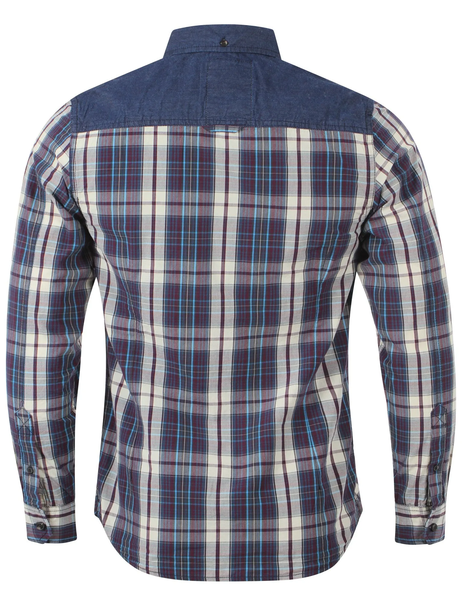 Men's Tokyo Laundry Fritz Cotton Shirt in blue