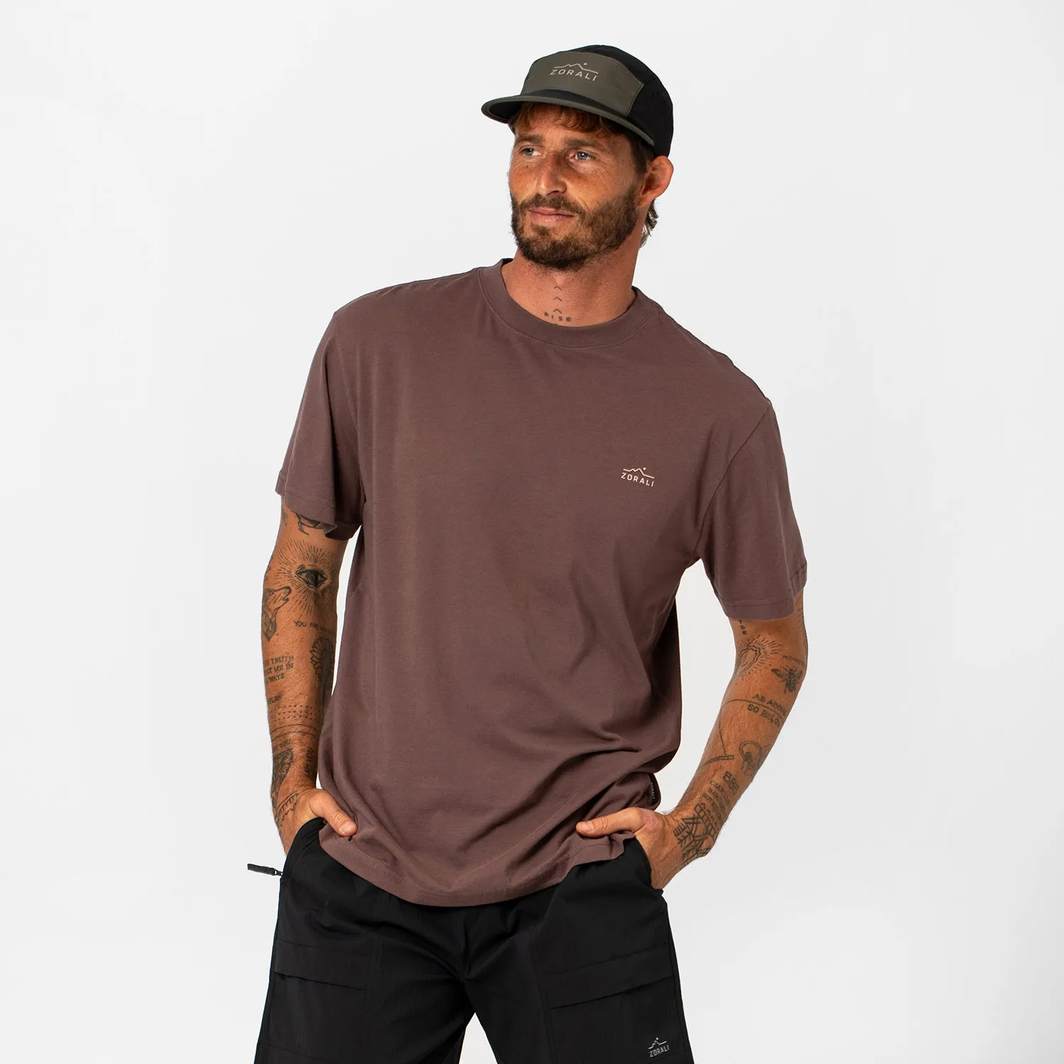 Mens Trash Tee Plum