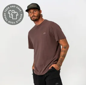 Mens Trash Tee Plum