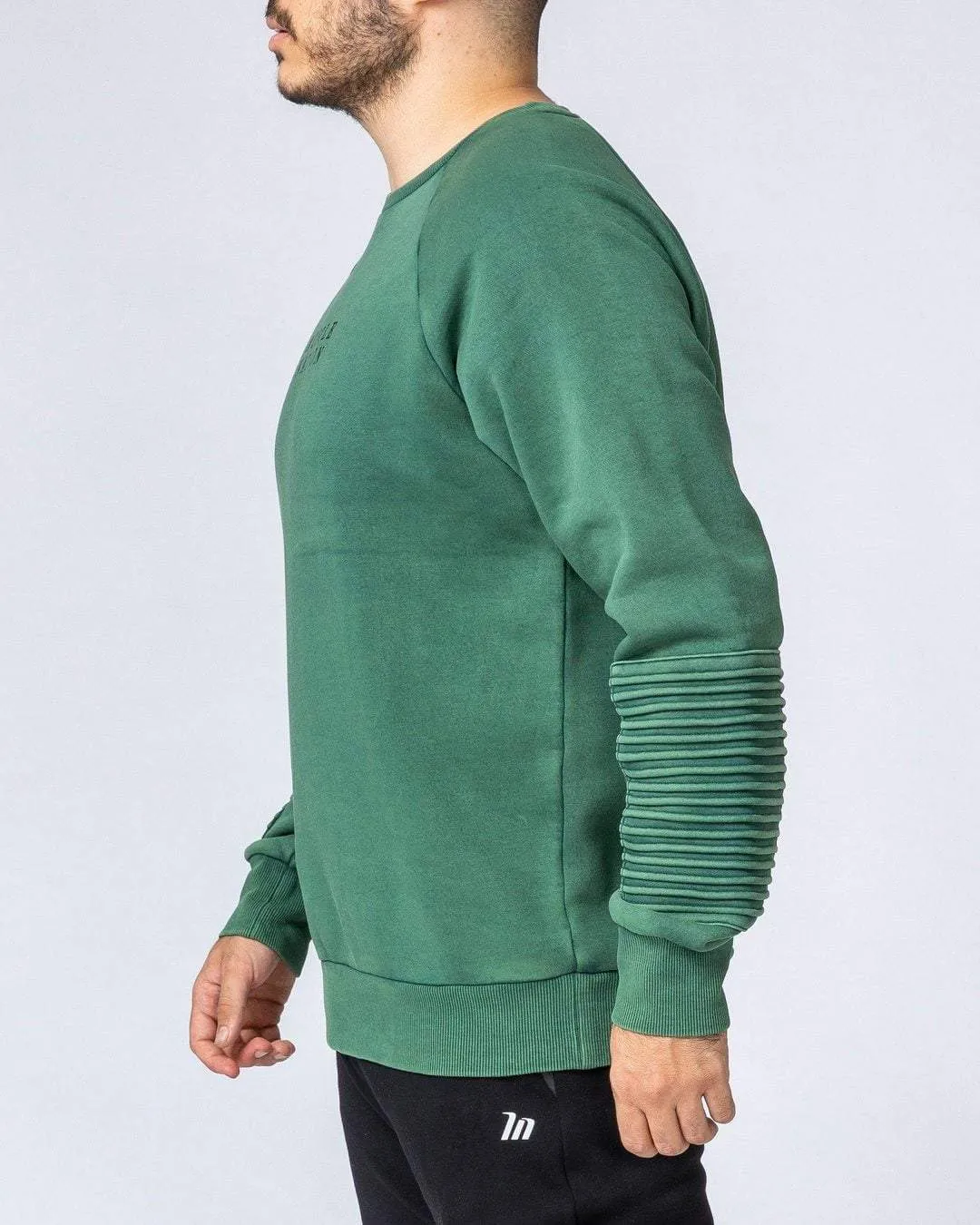 Moto Vintage Pullover - Washed Fir Green