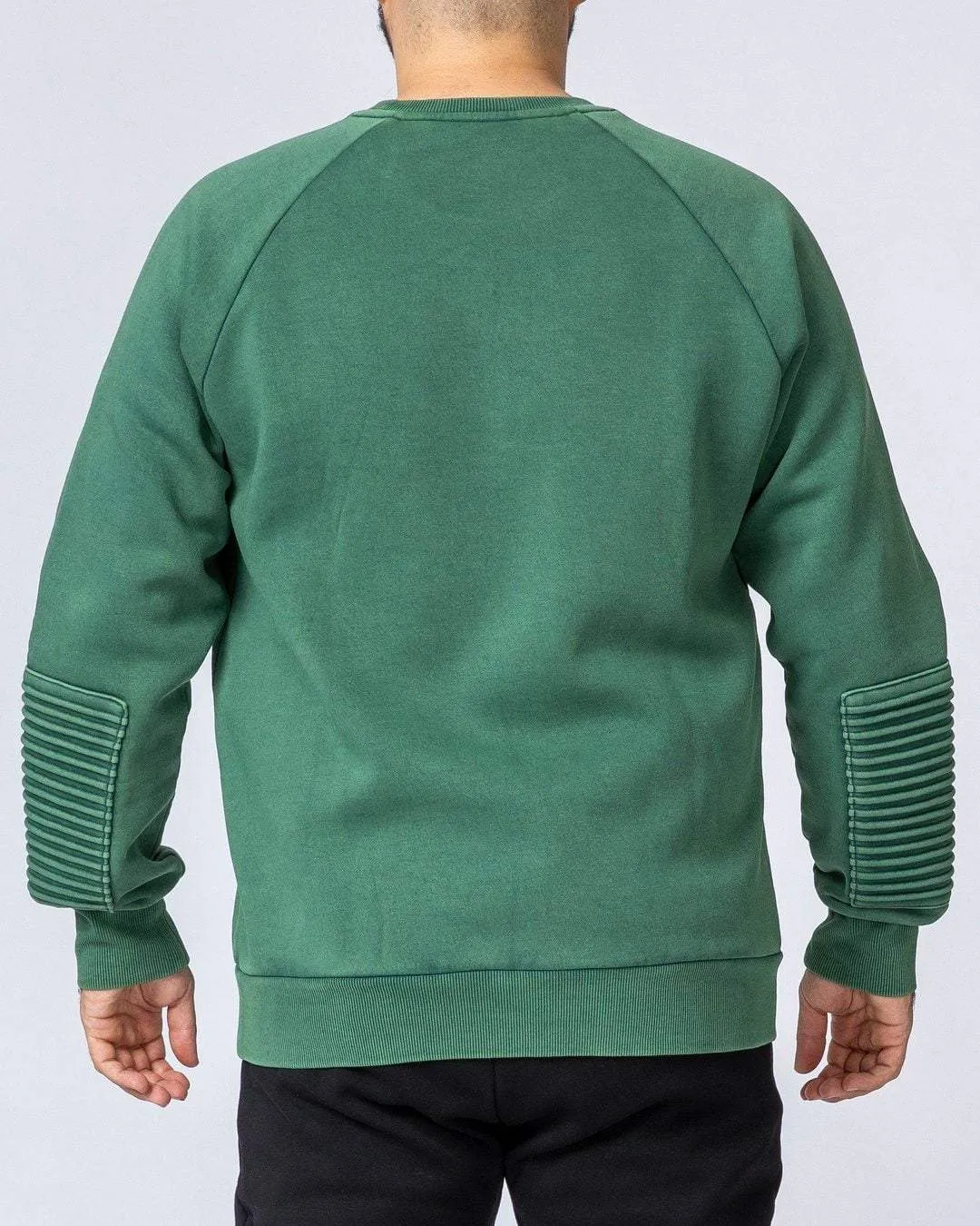 Moto Vintage Pullover - Washed Fir Green