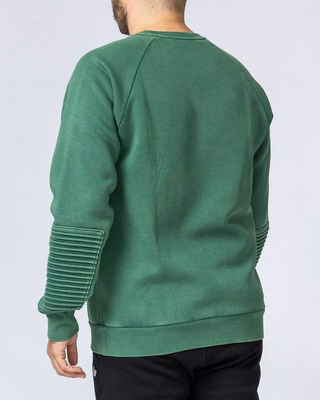 Moto Vintage Pullover - Washed Fir Green