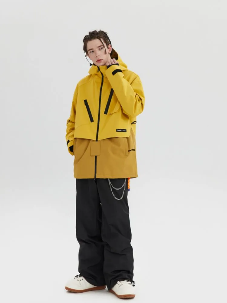 NANDN X DOLL Chic Colorblock Snow Jacket - Men's