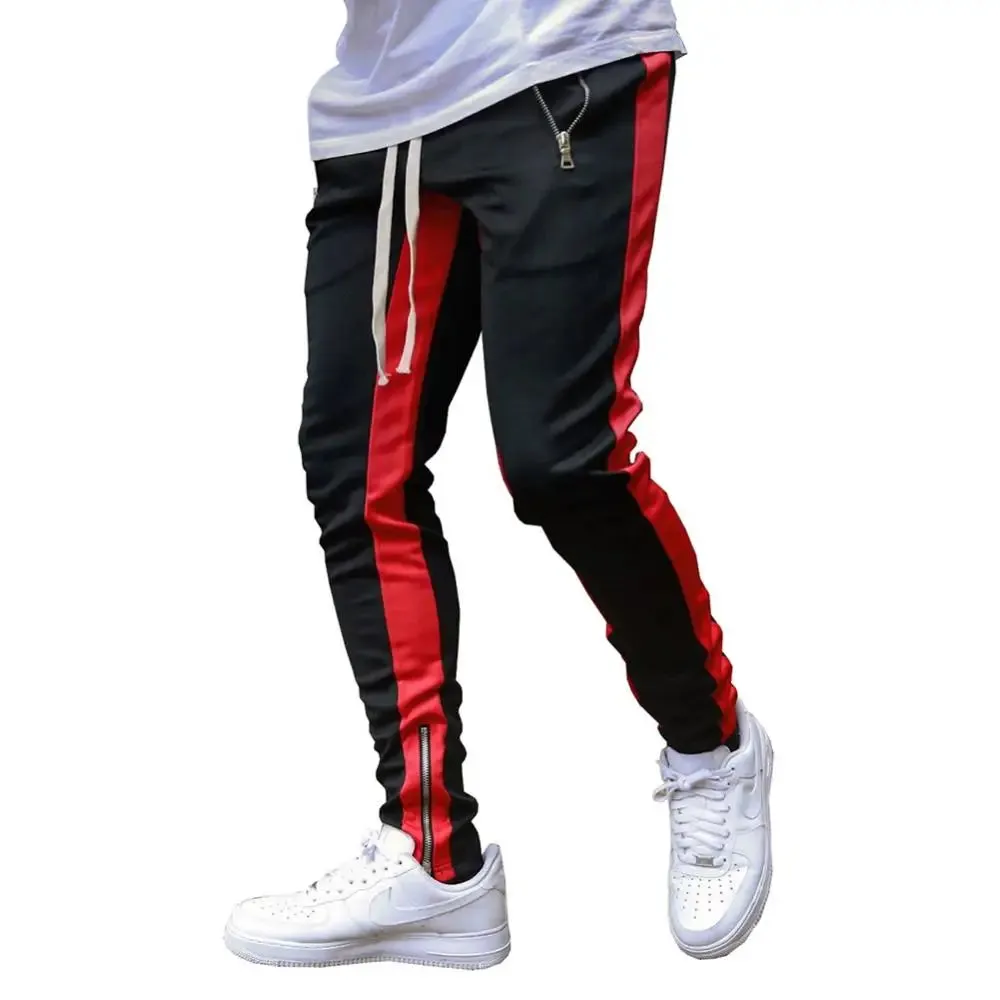 New Men's Casual Fashion Pants Streetwear Sportswear Skinny Male Trousers Gyms Tracksuits Bottoms Hip Hop Joggers Sweatpants