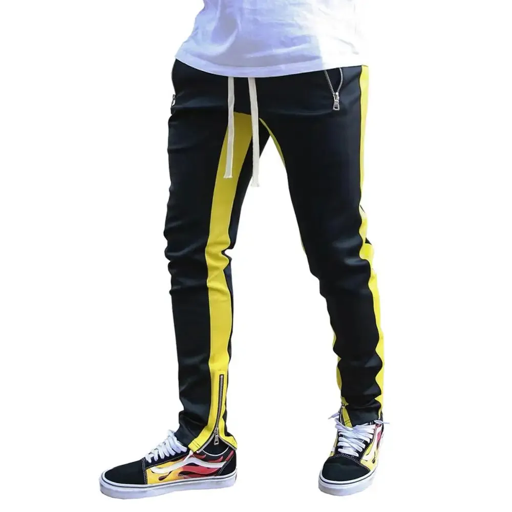 New Men's Casual Fashion Pants Streetwear Sportswear Skinny Male Trousers Gyms Tracksuits Bottoms Hip Hop Joggers Sweatpants