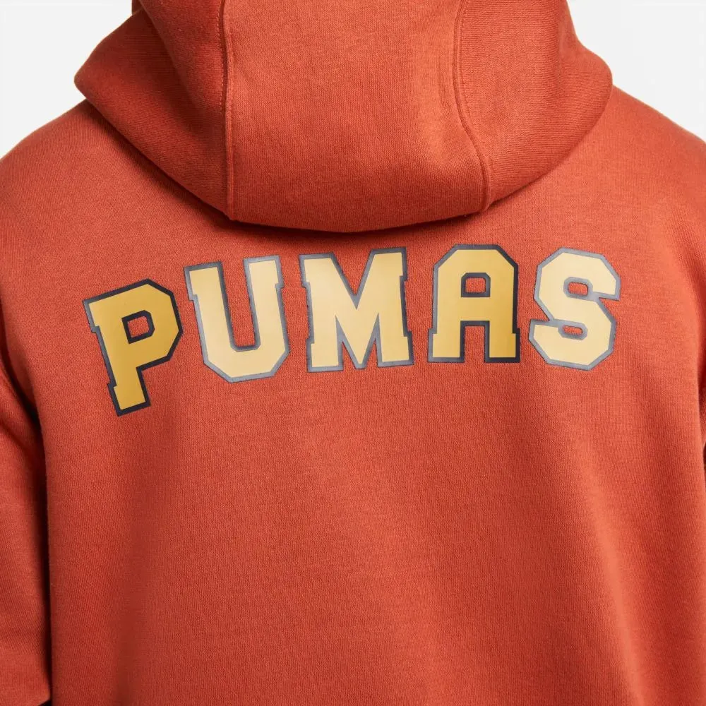 Nike 2021-22 Pumas NSW Pullover Club Hoodie - Firewood Orange