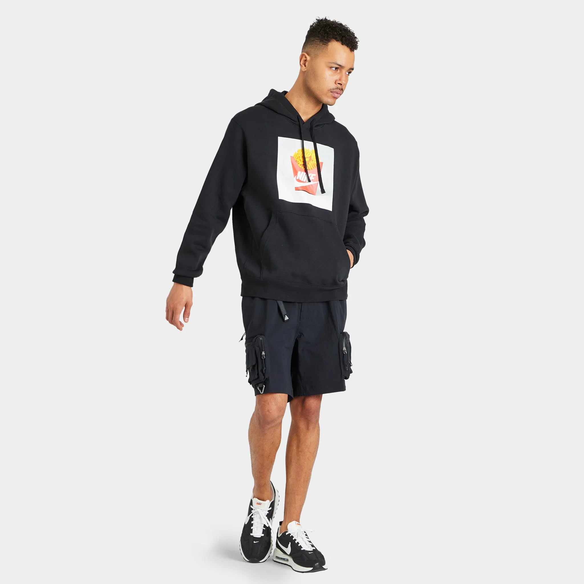 Nike Sportswear Brushed-Back Pullover Hoodie / Black