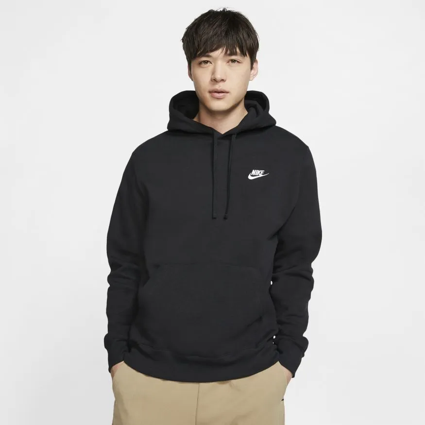 Nike Sportswear Club Fleece Pullover Hoodie Black