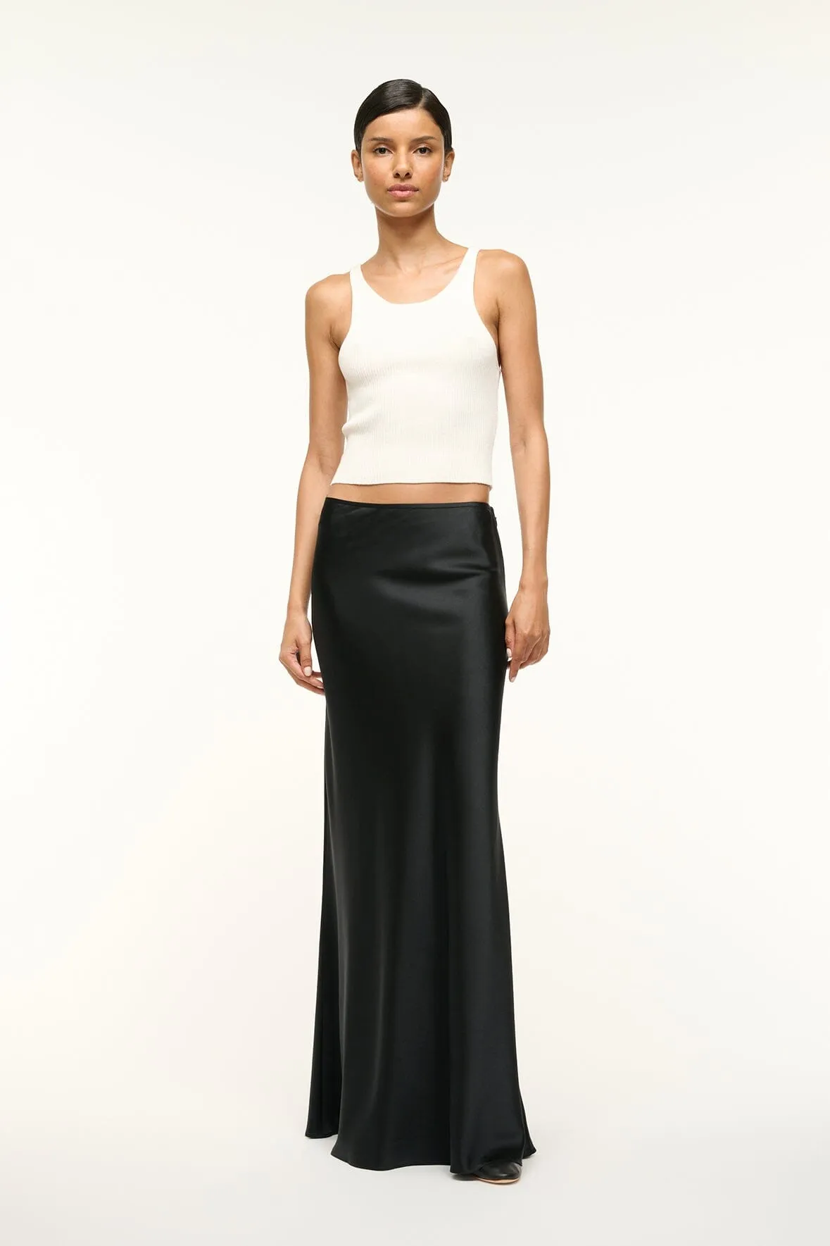 ODIN SILK SKIRT | BLACK