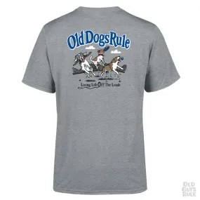 Old Guys Rule - ‘Old Dogs Rule’ T-shirt - Sport Grey