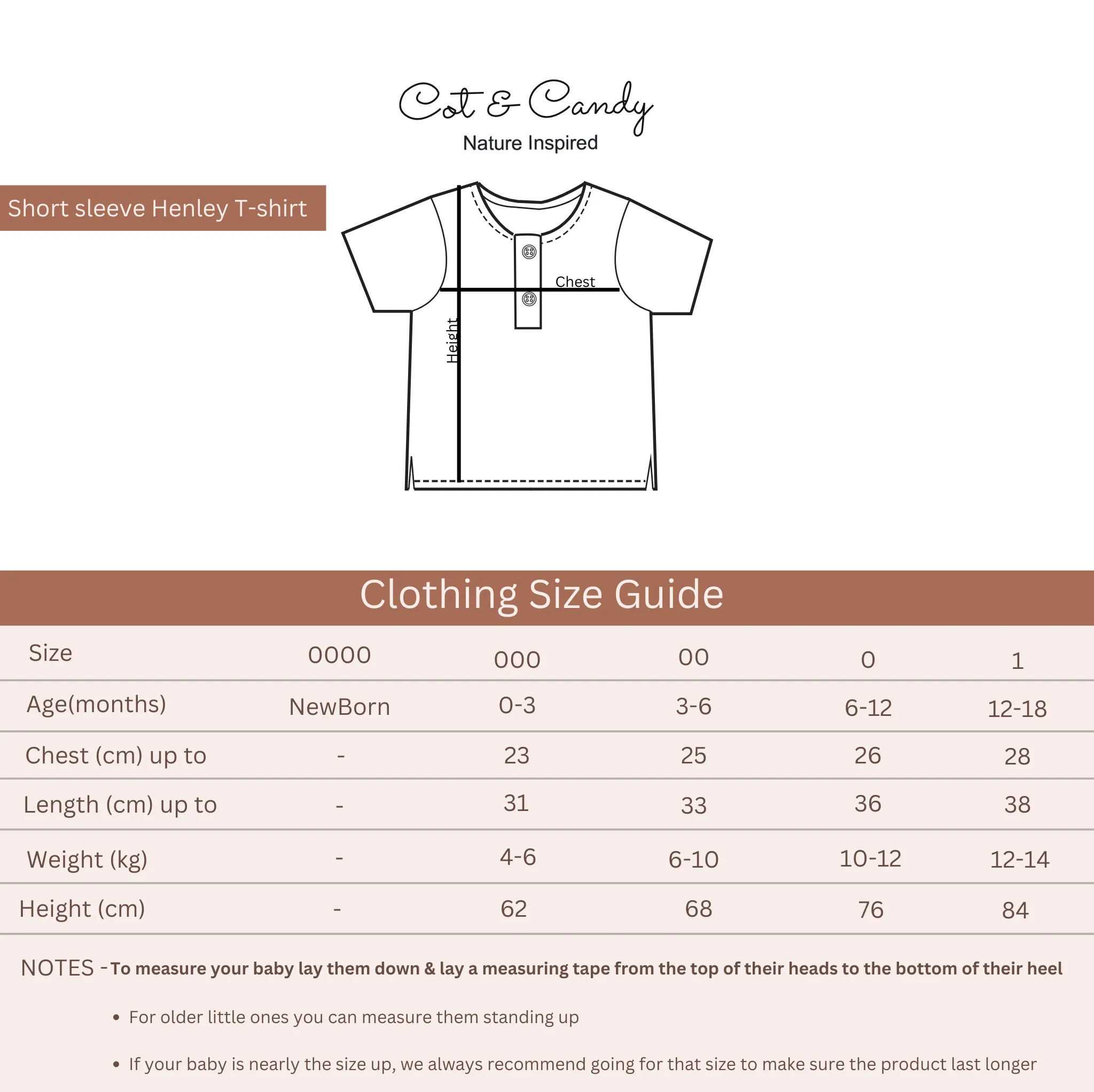 Organic Muslin Short Sleeve Henley T-Shirt