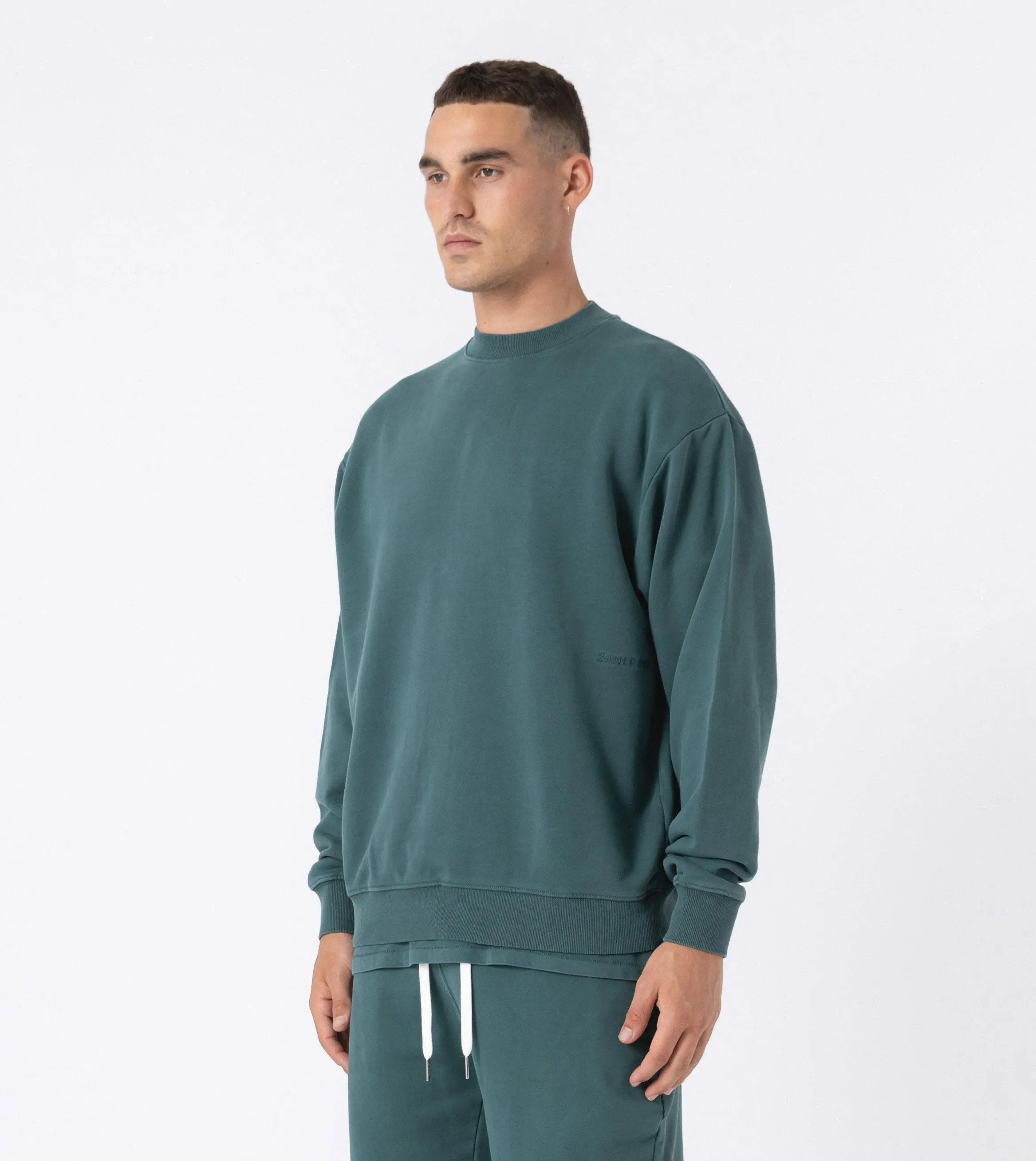 Orgo Crew Sweat GD Dk Forest