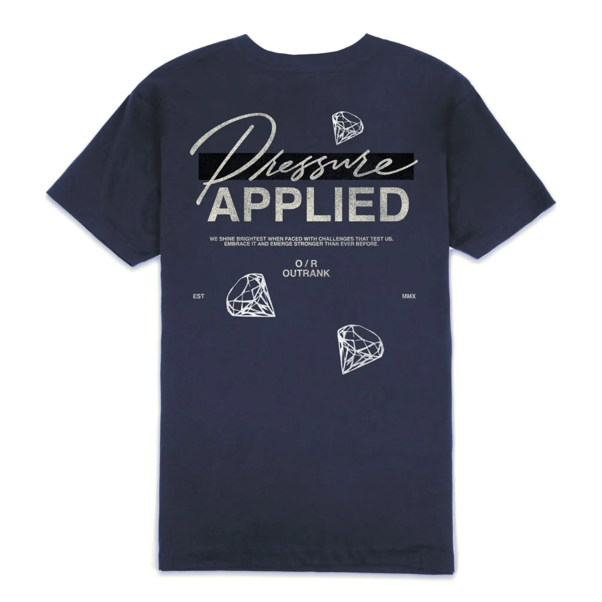 Outrank "Pressure Applied" Tee (Navy)