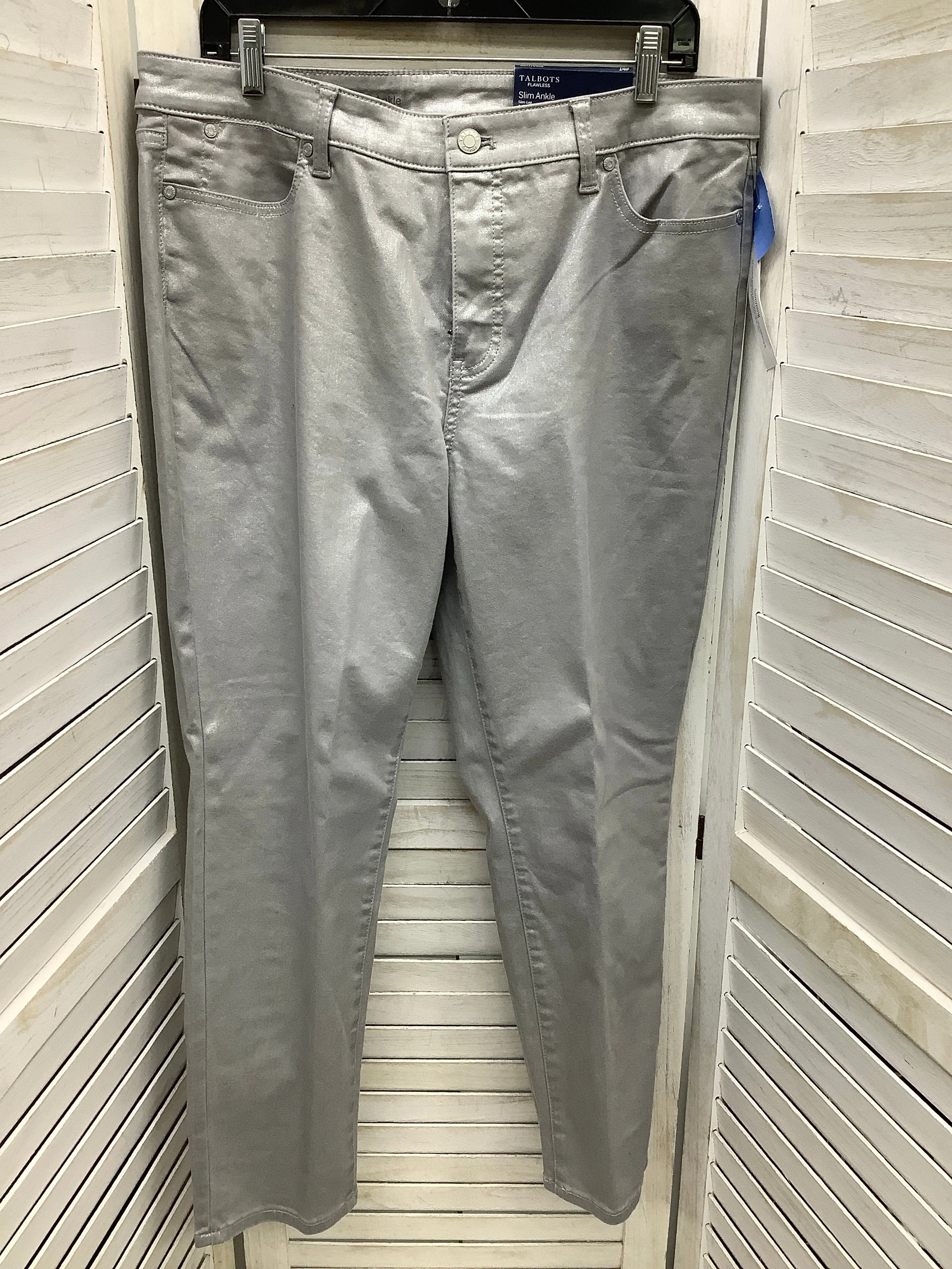 Pants Chinos & Khakis By Talbots In Grey, Size: 14