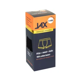 PELVI JAX Men's Leakproof Underwear Boxer Trunk Black XL