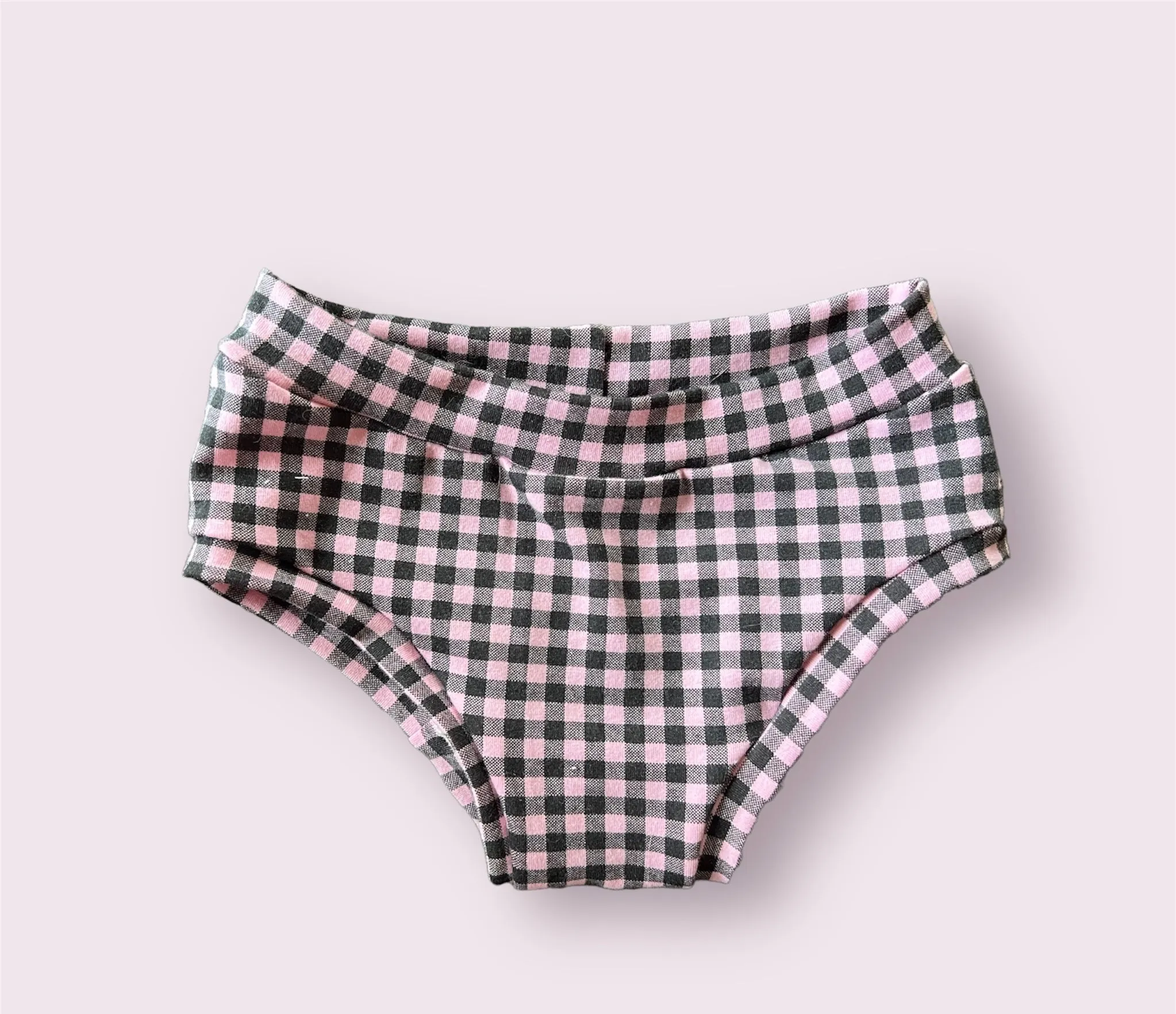 Pink Black Gingham size 5 underwear