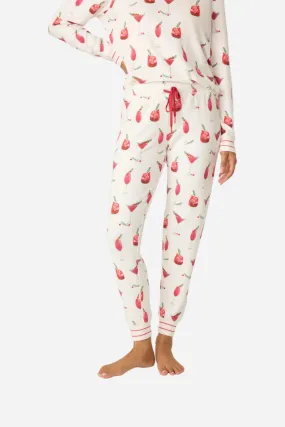 PJ Salvage Cranberries & Cocktails Jogger Pant