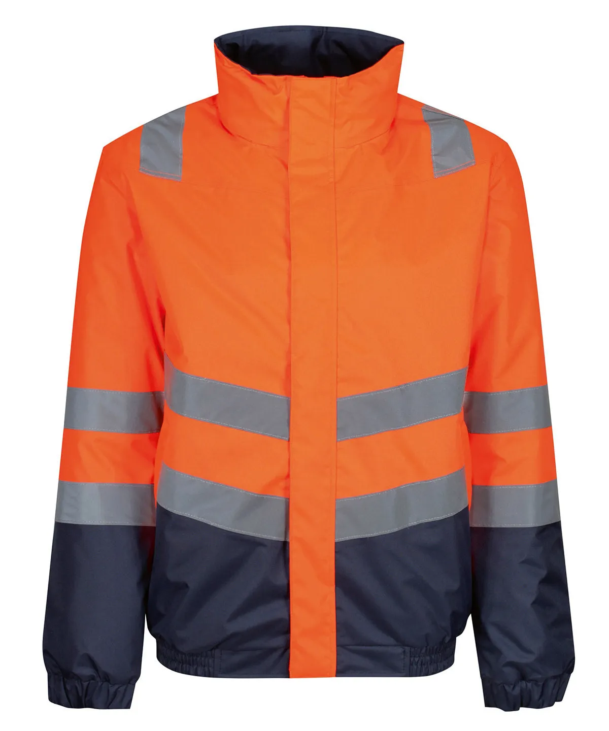 Pro hi-vis classic bomber jacket | Orange/Navy