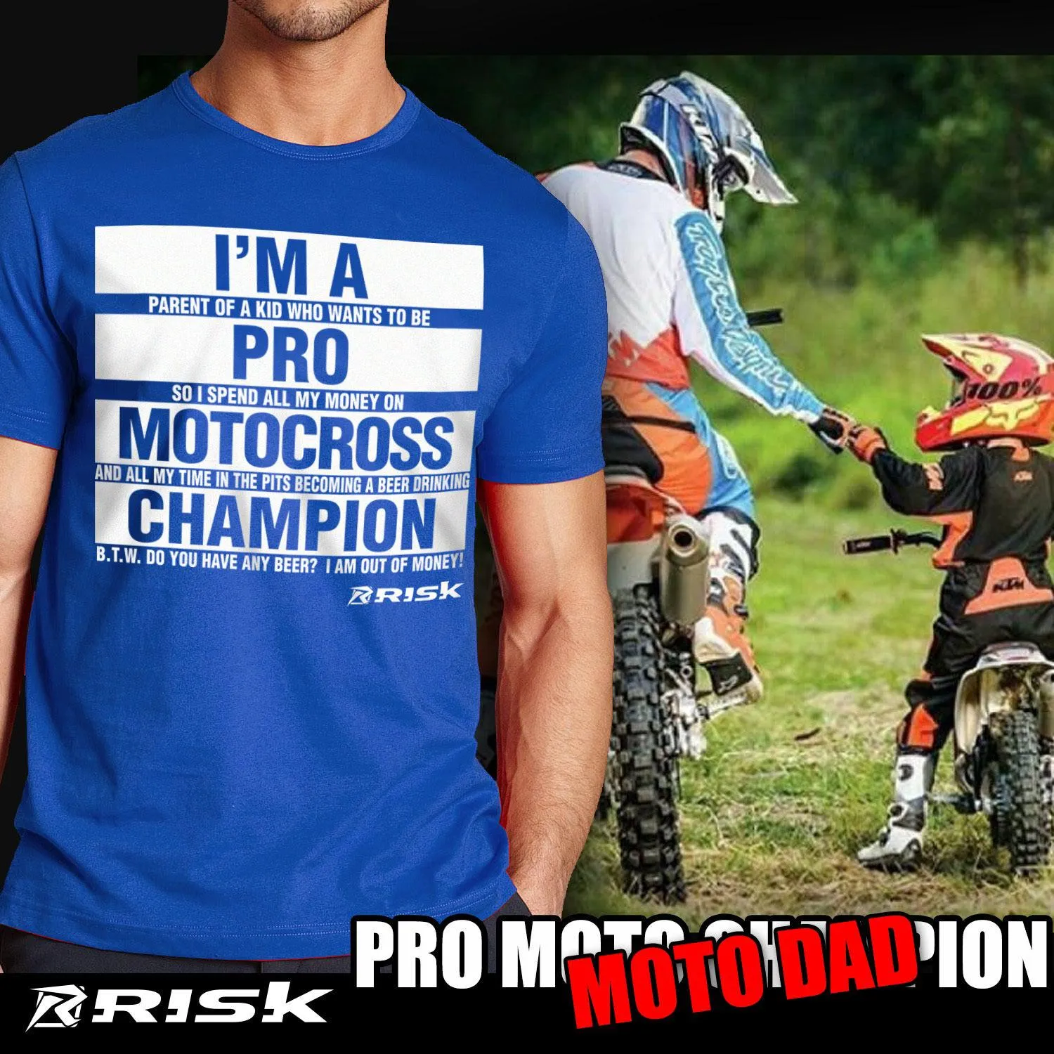 Pro Motocross Parent Champion T-Shirt