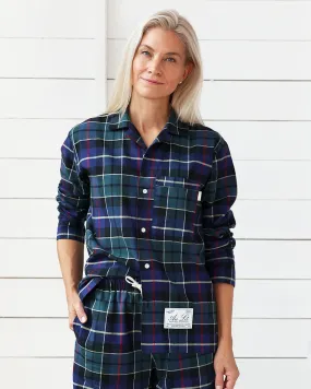 Province of Canada Unisex Flannel Shirt Navy