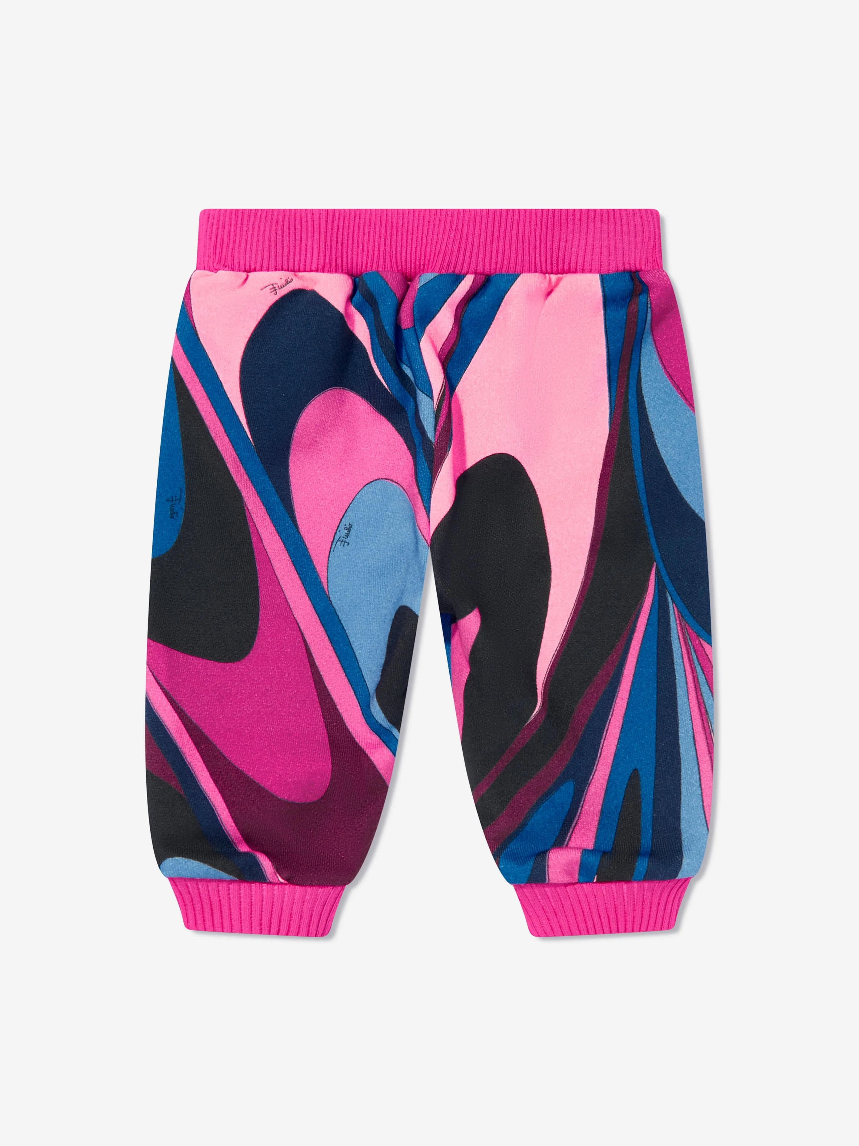 Pucci Baby Girls Onde Print Joggers in Multicolour