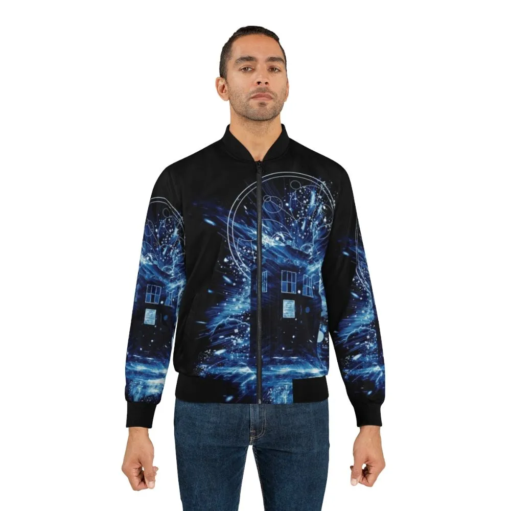 "Time Storm" Doctor Who Inspired Bomber Jacket