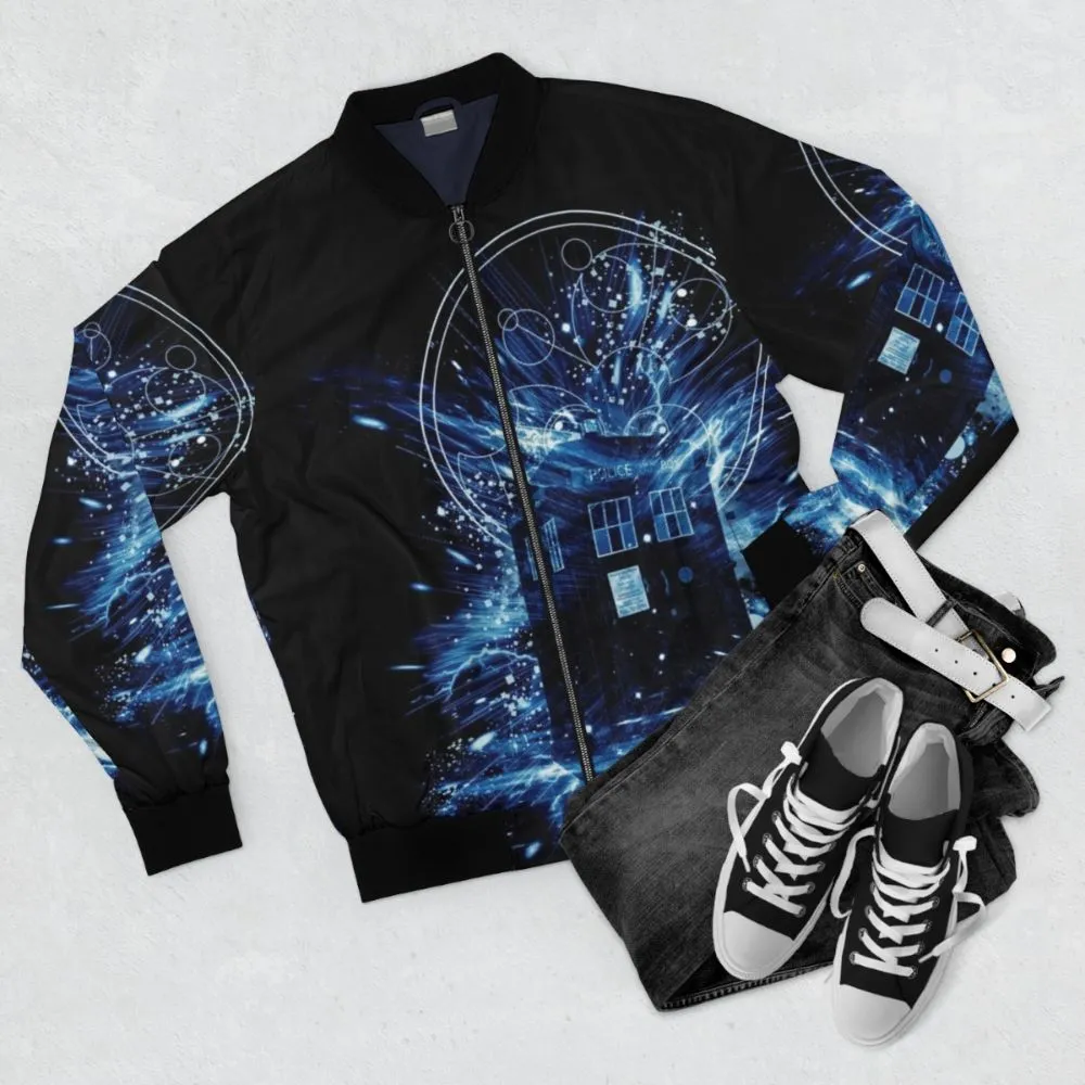 "Time Storm" Doctor Who Inspired Bomber Jacket