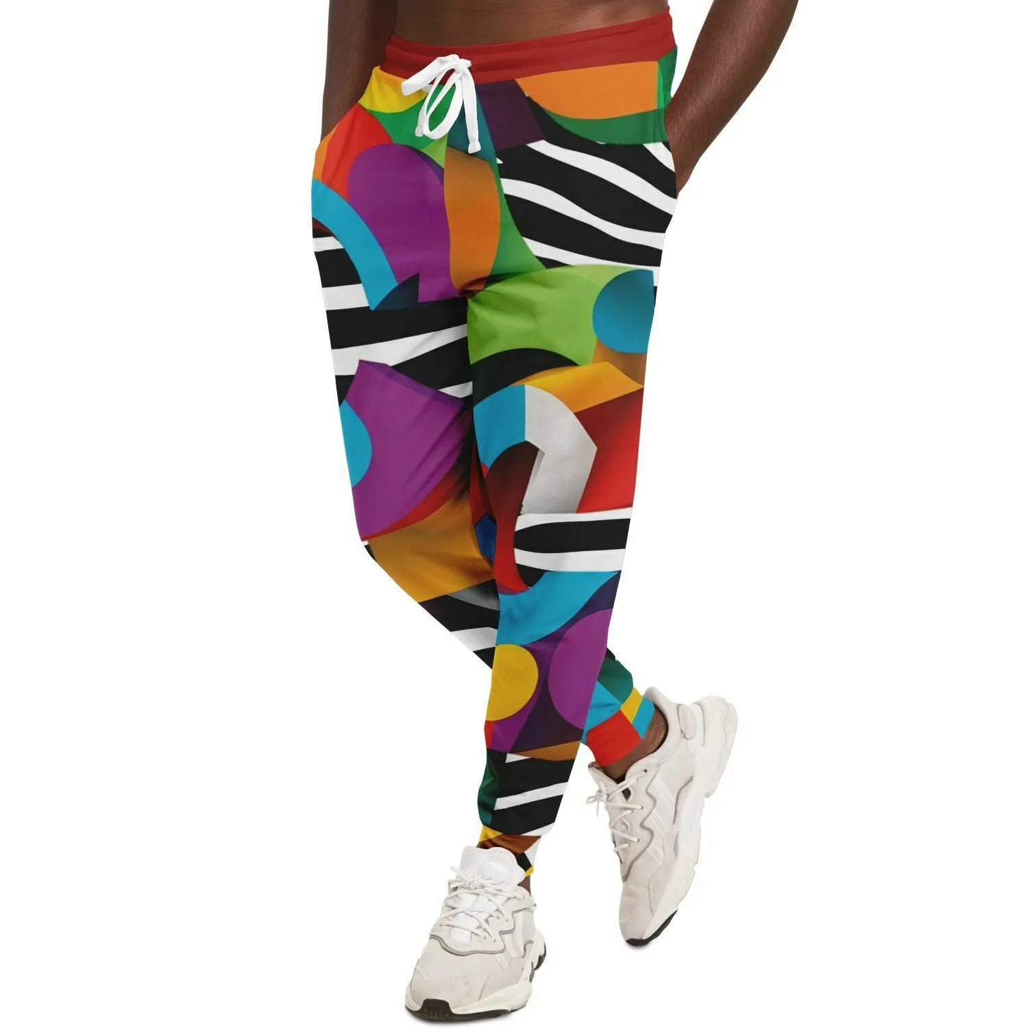 Rainbow 'C' Zebra Eco-Poly Camo Unisex Joggers