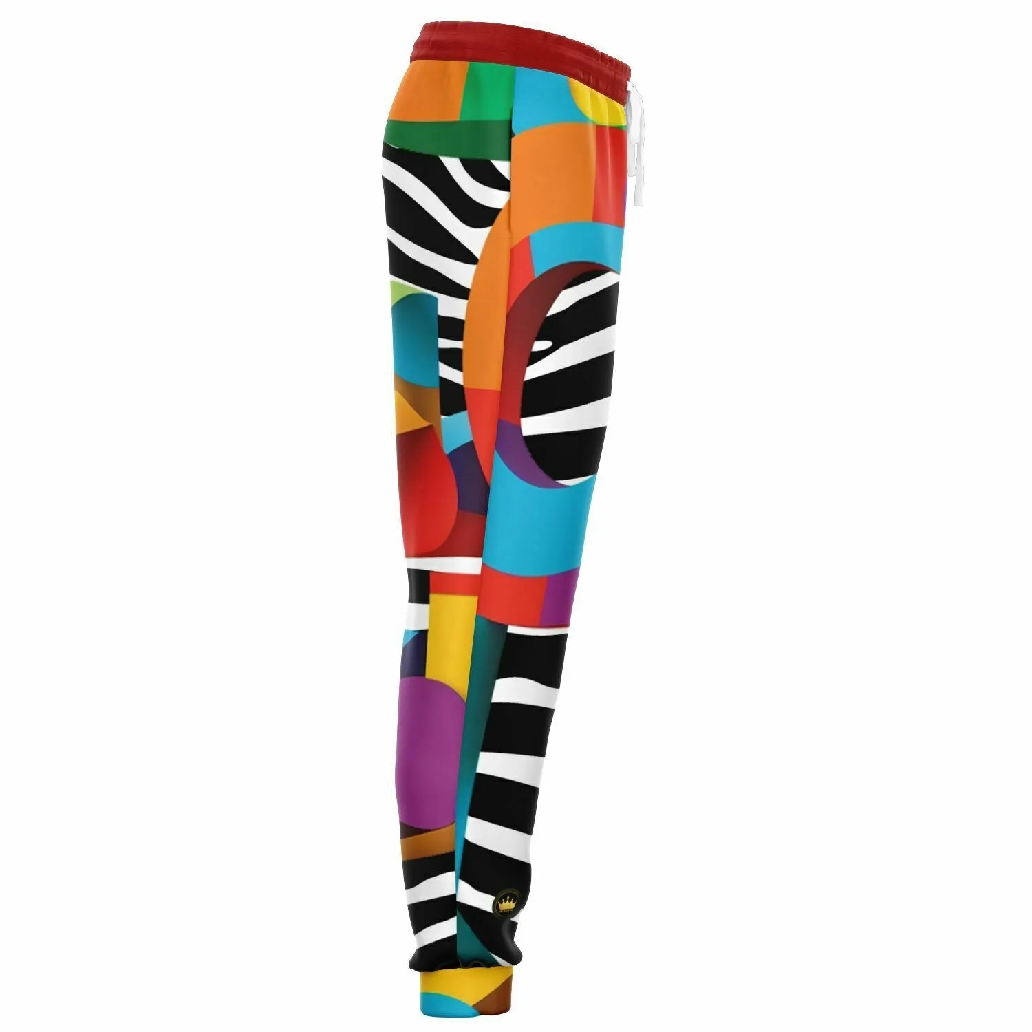 Rainbow 'C' Zebra Eco-Poly Camo Unisex Joggers