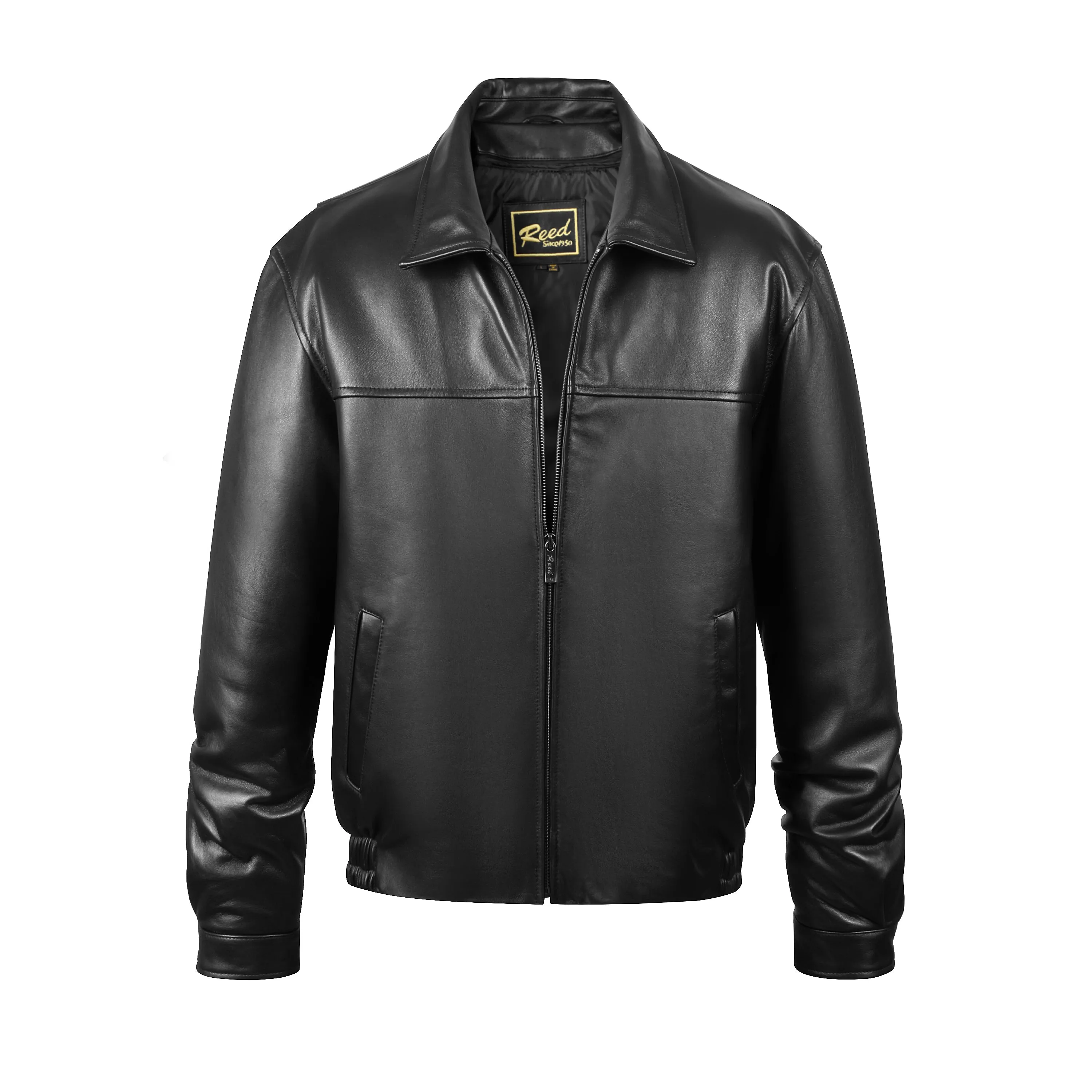 REED Men's New Zealand Lambskin Leather Jacket - Imported