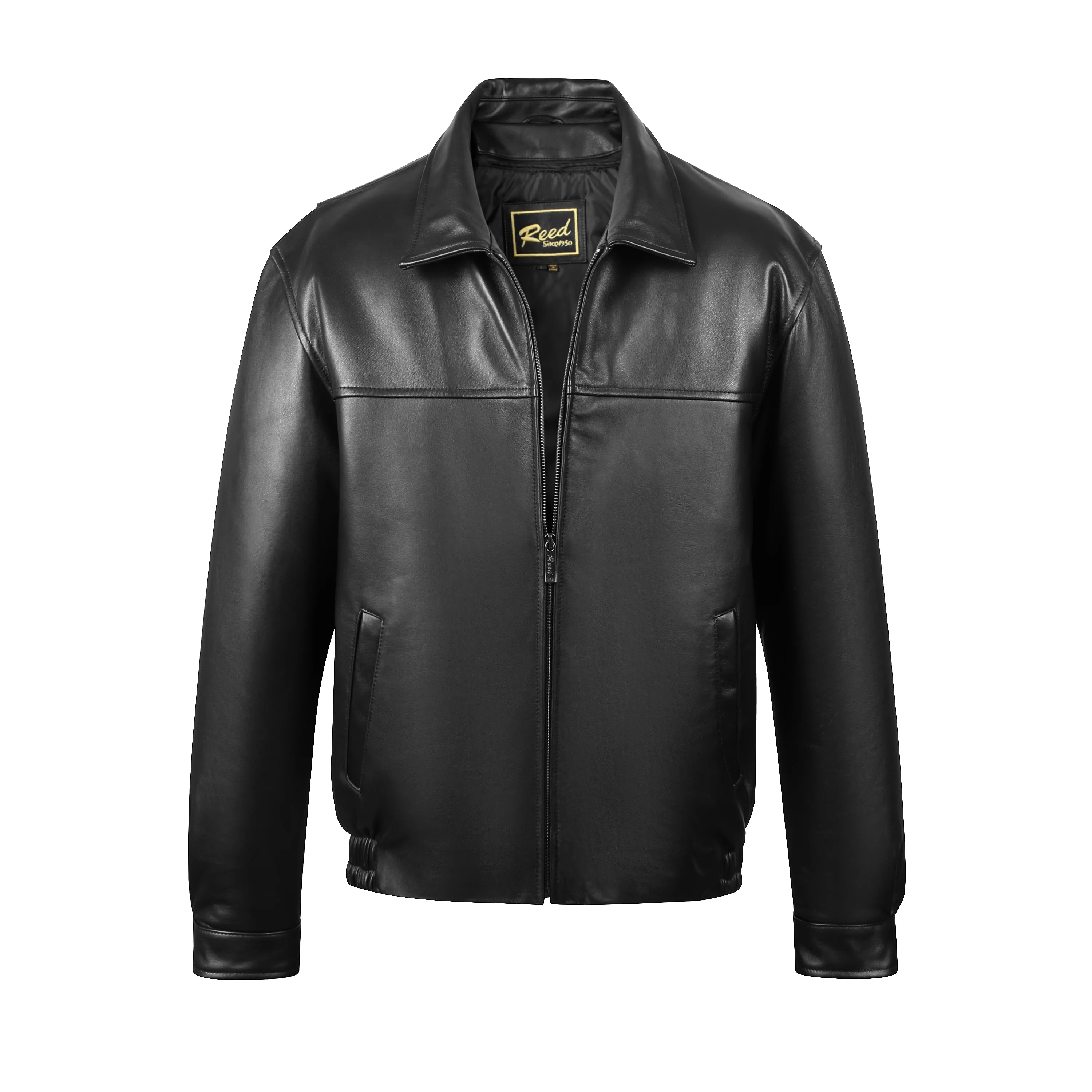 REED Men's New Zealand Lambskin Leather Jacket - Imported