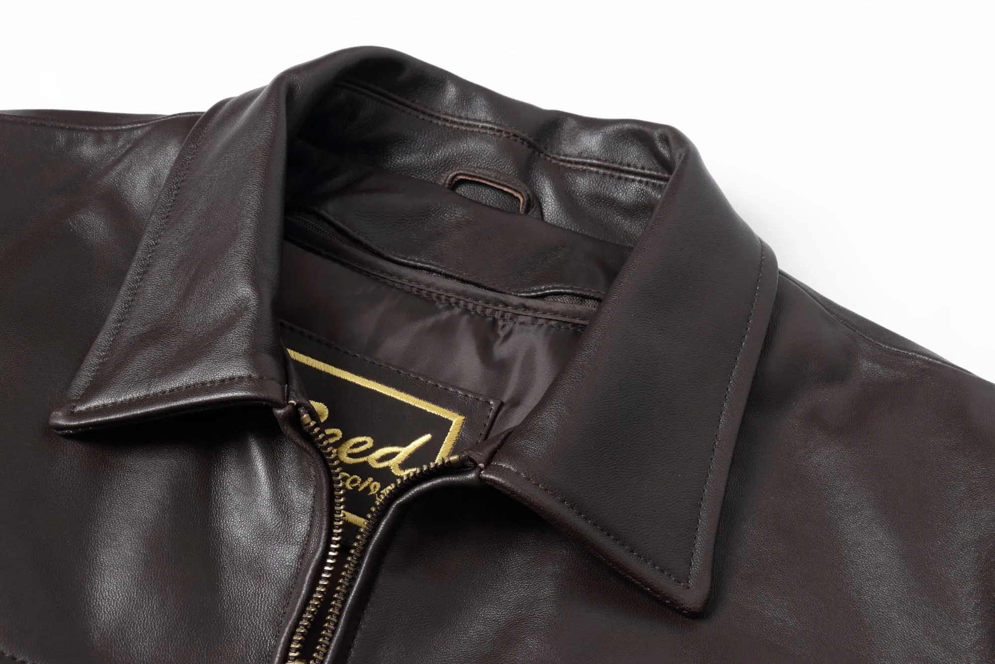 REED Men's New Zealand Lambskin Leather Jacket - Imported