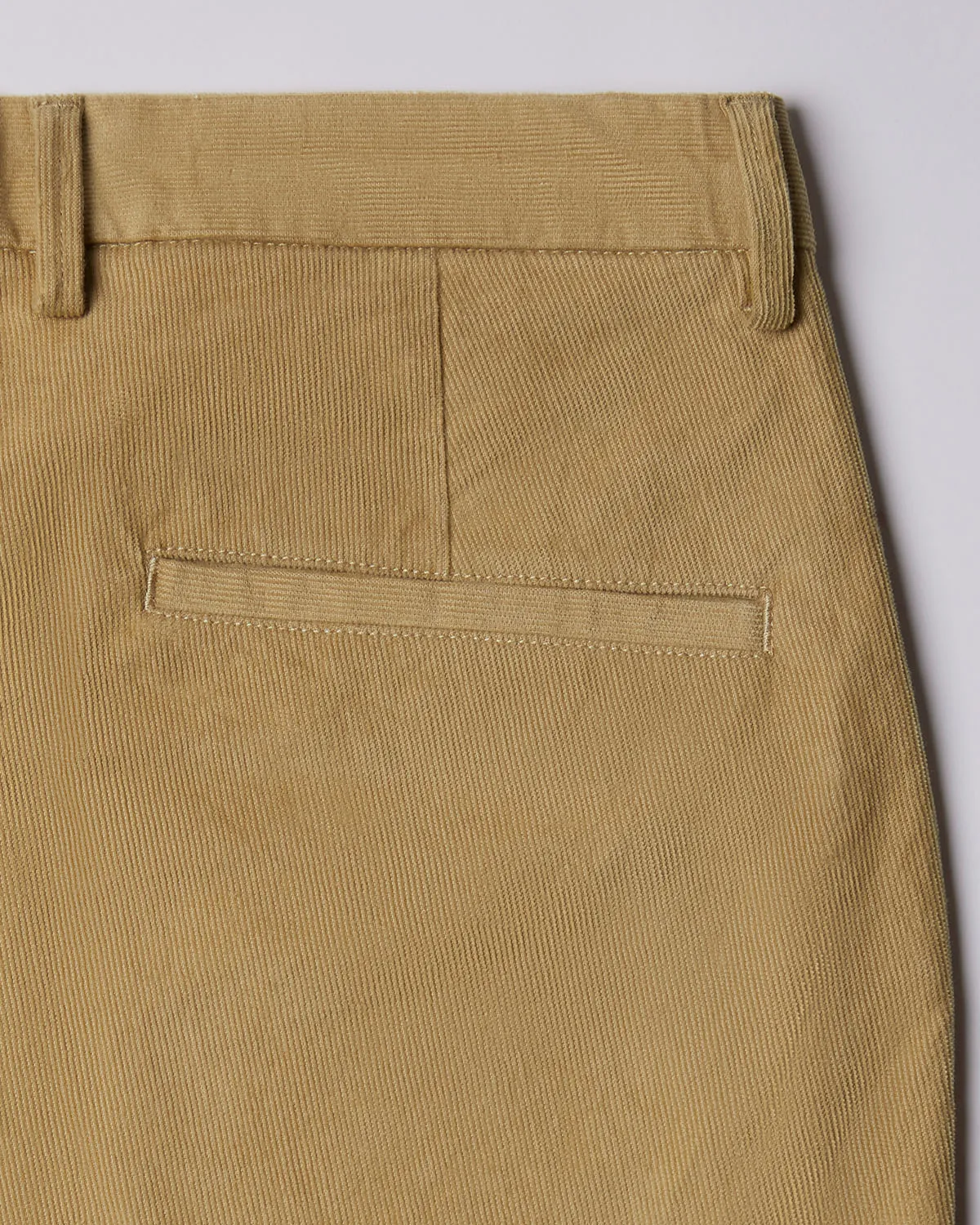 Regal Corduroy Stretch Chinos - Khaki