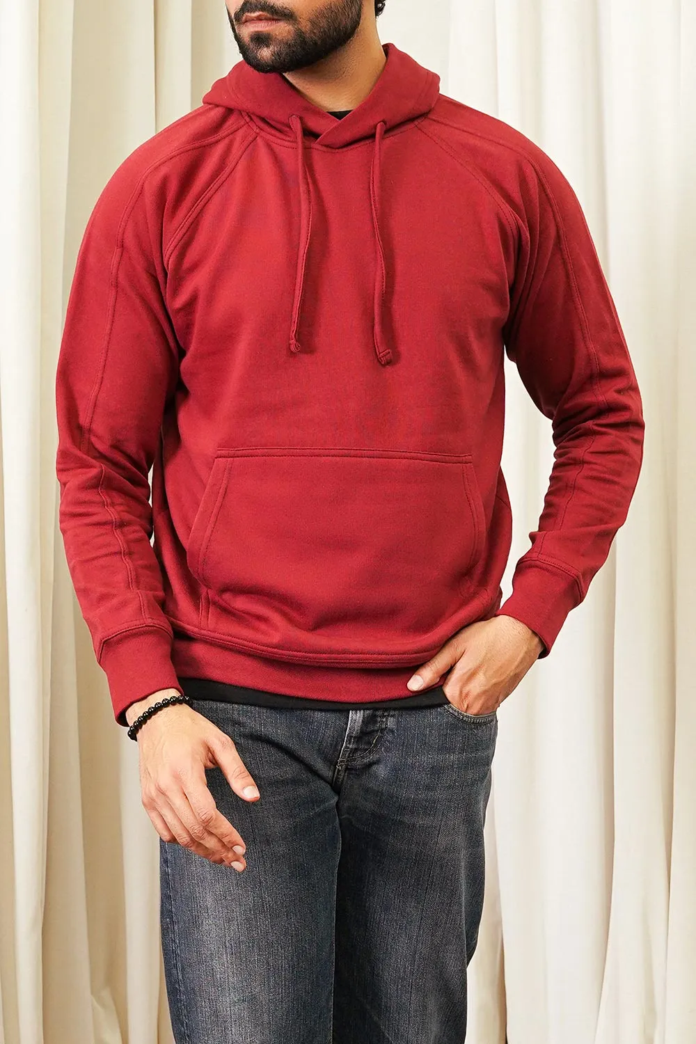 Reglan Sleeves Pullover Hoodie