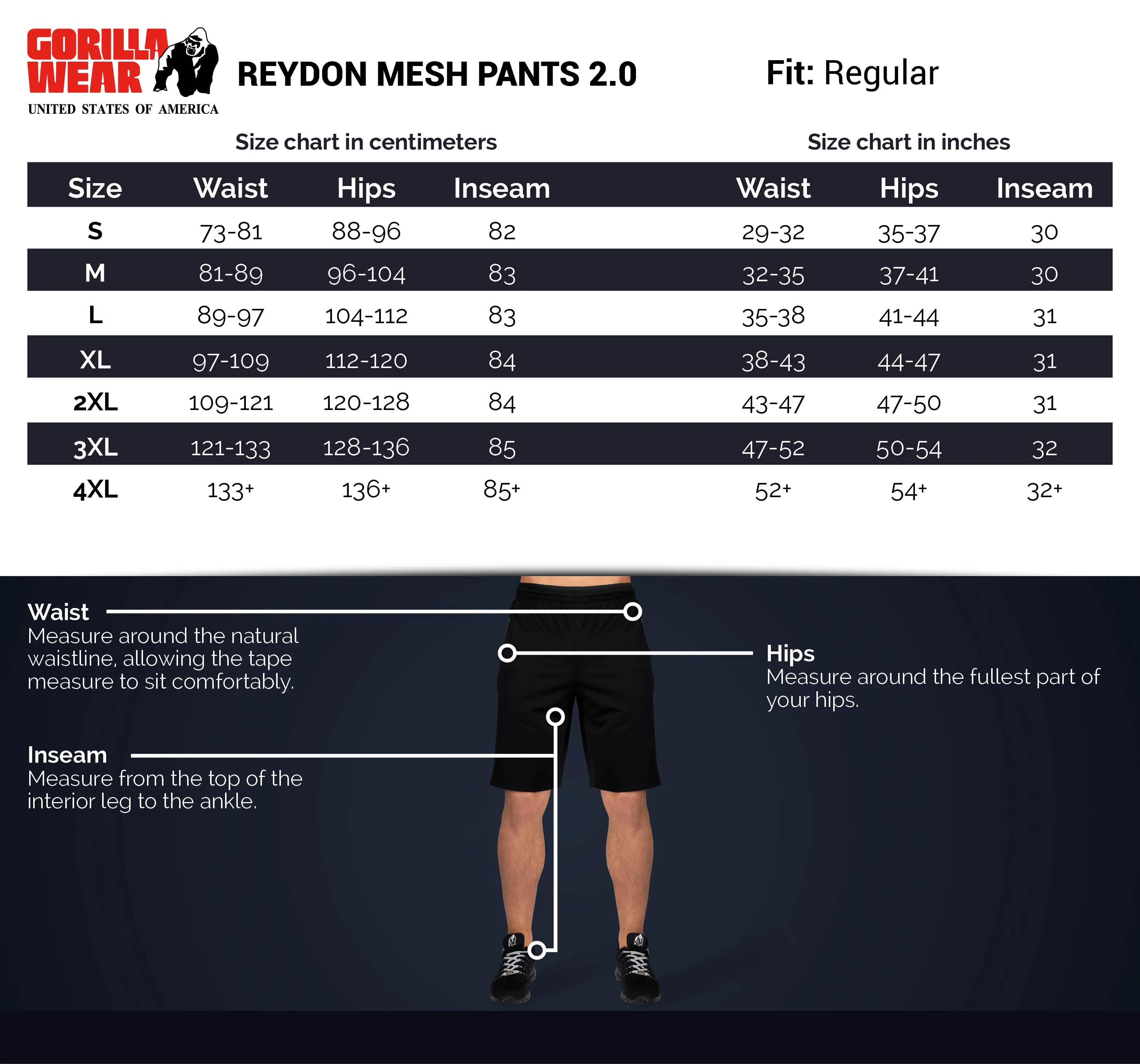 Reydon Mesh Pants 2.0 - Black