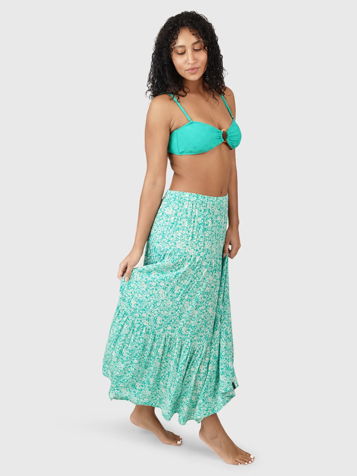 Romy-Ditsy Women Skirt | Green