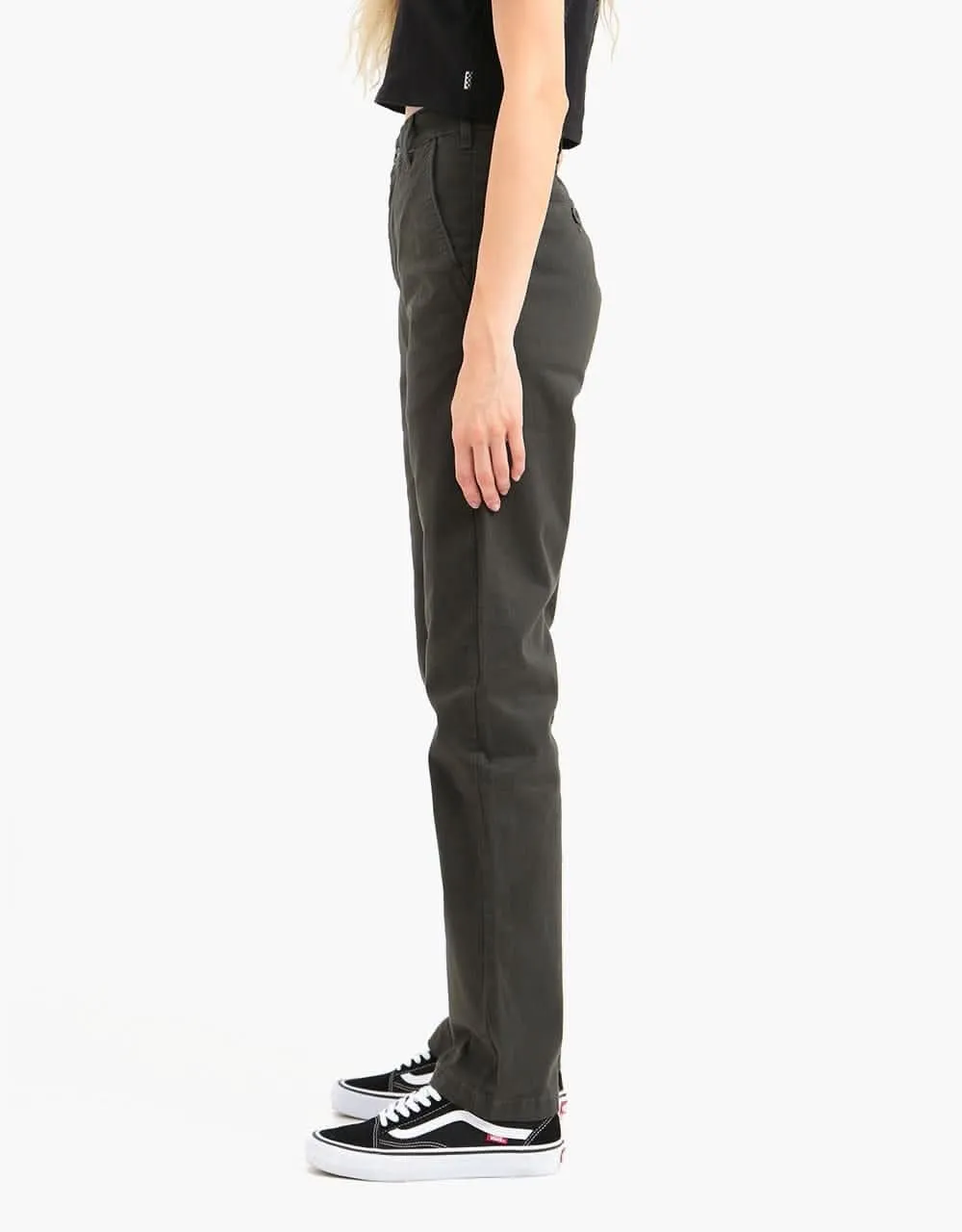 Route One Premium Relaxed Fit Chinos - Army