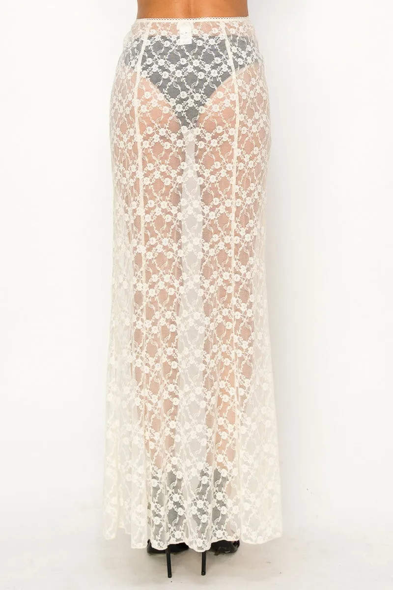 Sahara Magic Lace Maxi Skirt