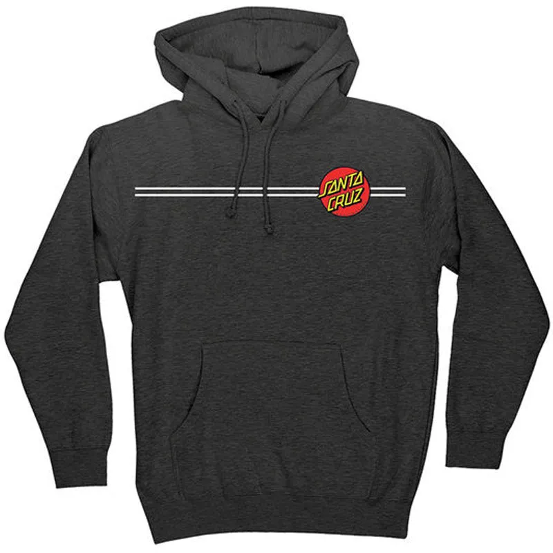 Santa Cruz Classic Dot Hoodie - Charcoal Heather