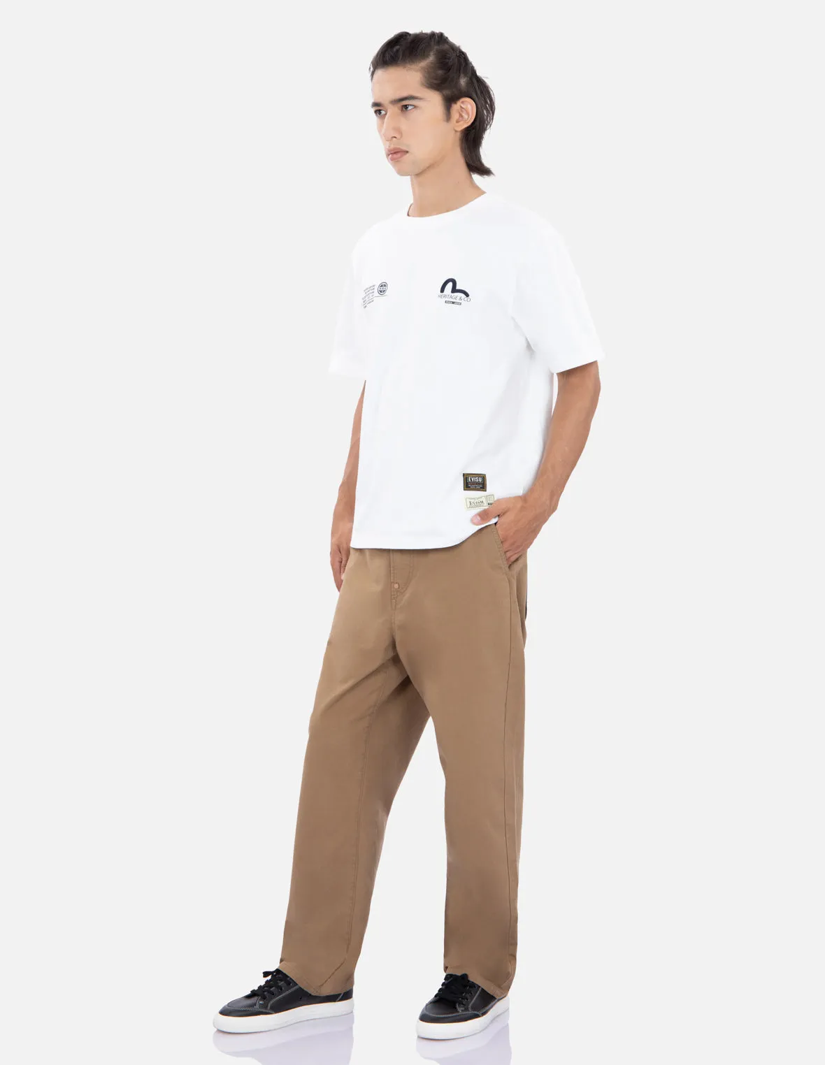 Seagull Appliqué Chino Pants