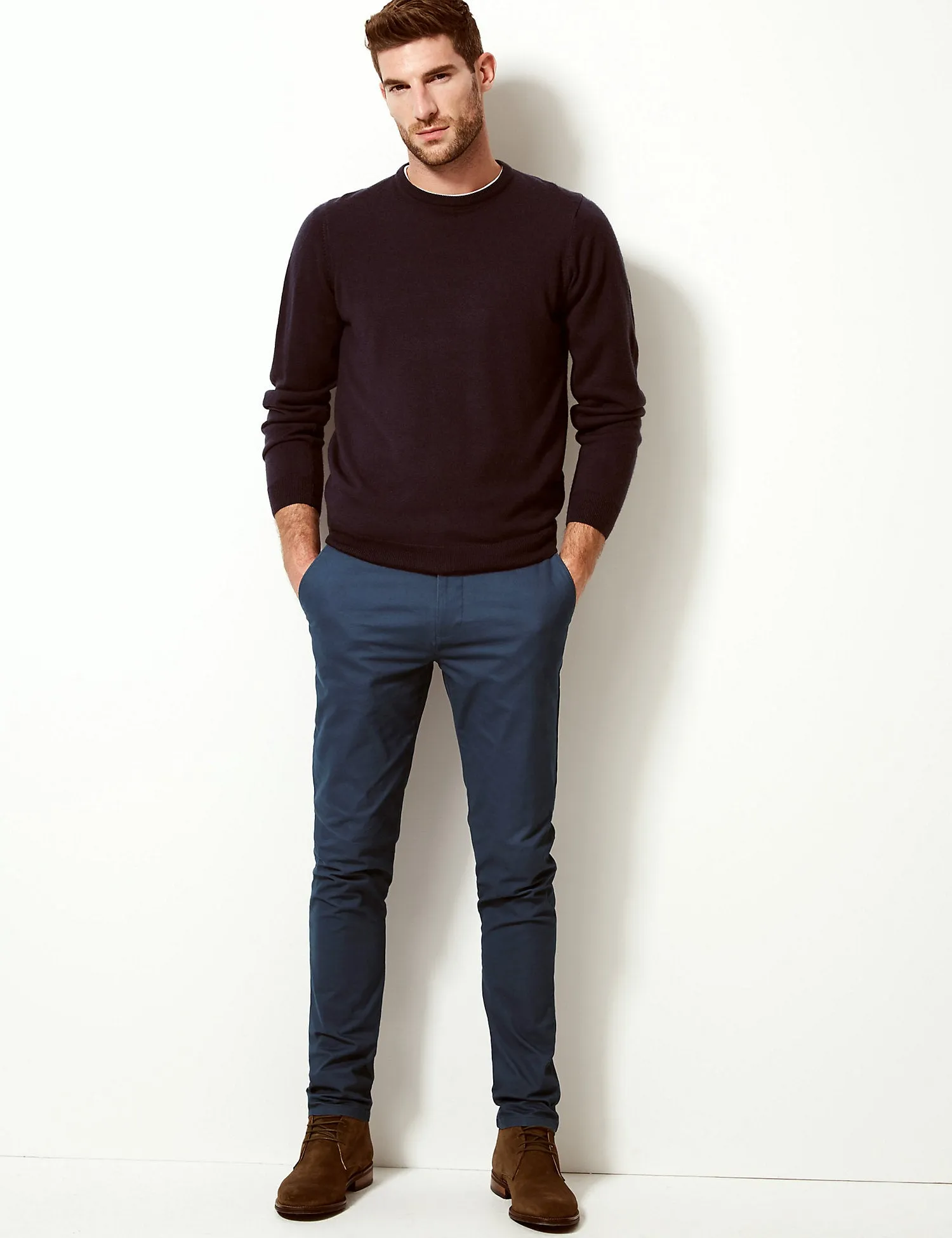 Skinny Fit Chinos with Stretch