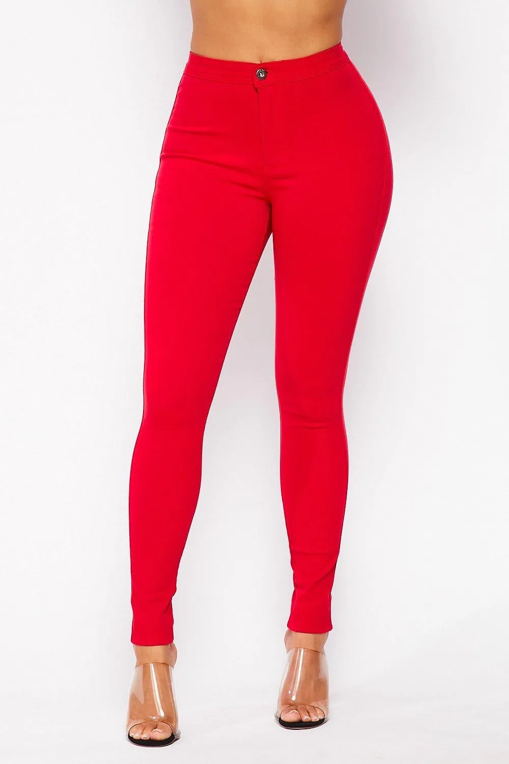 Skinny High rise Pants