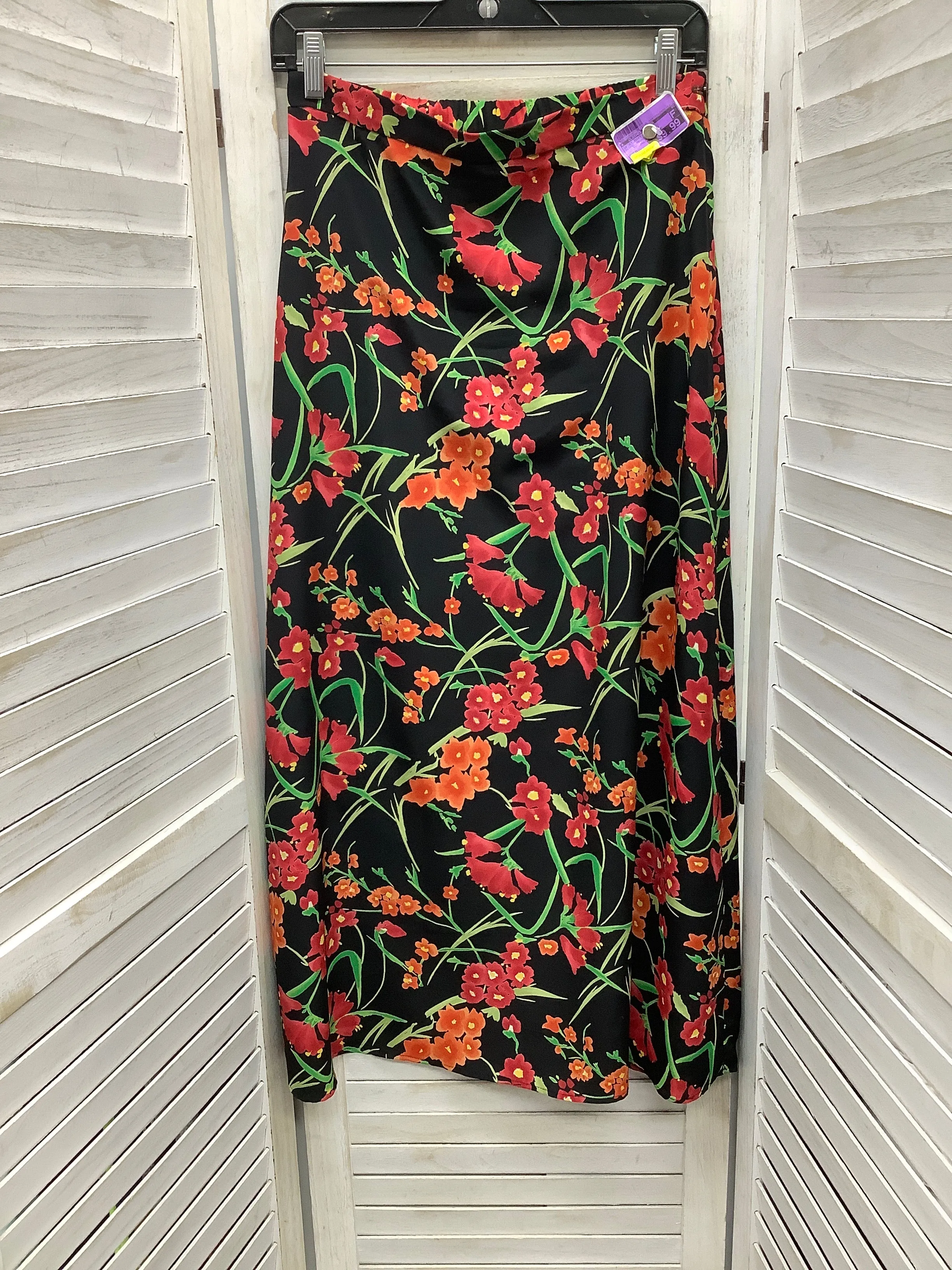 Skirt Maxi By Clothes Mentor In Floral Print, Size: M