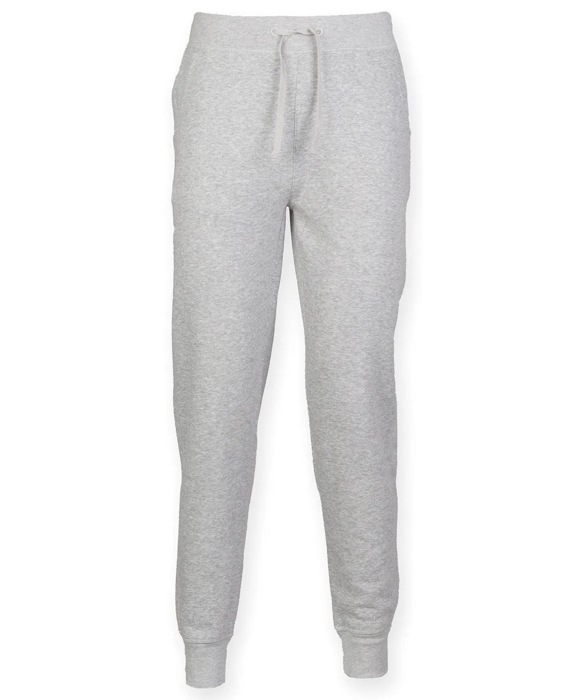 Slim cuffed joggers | Heather Grey