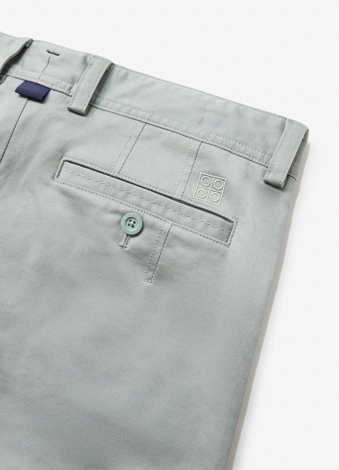 Slim Fit Cotton Stretch Chinos Sage