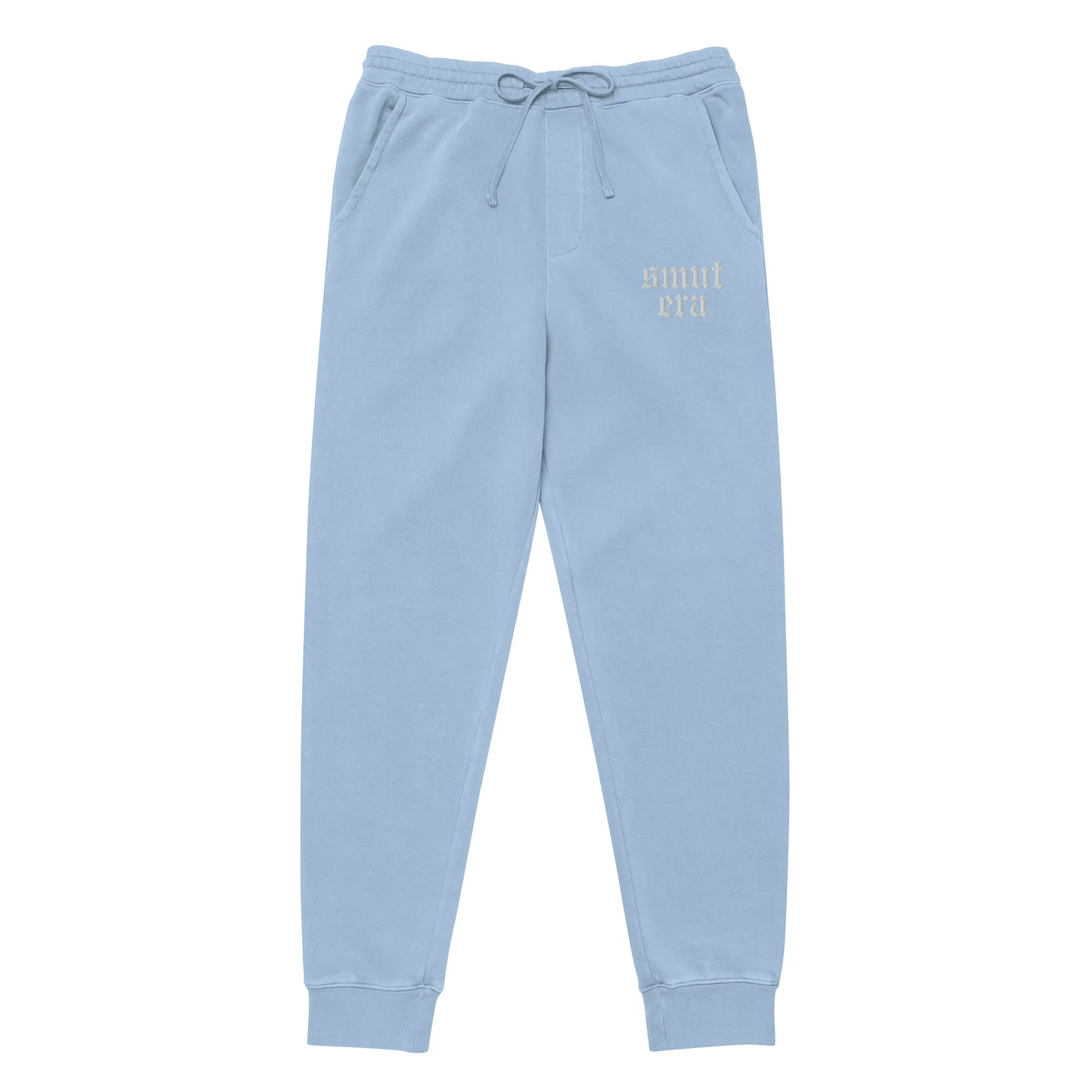 smut era embroidered joggers